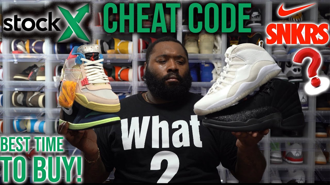 STOCKX CHEAT CODE FOR RESELLERS AND BUYERS! WHEN YOU SHOULD BUY ...