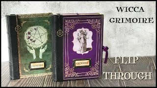 Junk Journal flip through Wicca Grimoire