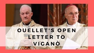 BREAKING: Cardinal Ouellet's Open Letter to Archbishop Viganò