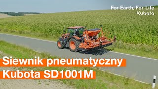 Kubota SD1001M: Kompaktowy siewnik nabudowany na agregacie uprawowym