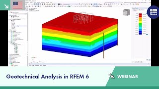 ويبنار | التحليل الجيوتكنيكي في RFEM 6