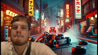 My Go Kart BROKEDOWN In the middle of the motor way in Tokyo Japan