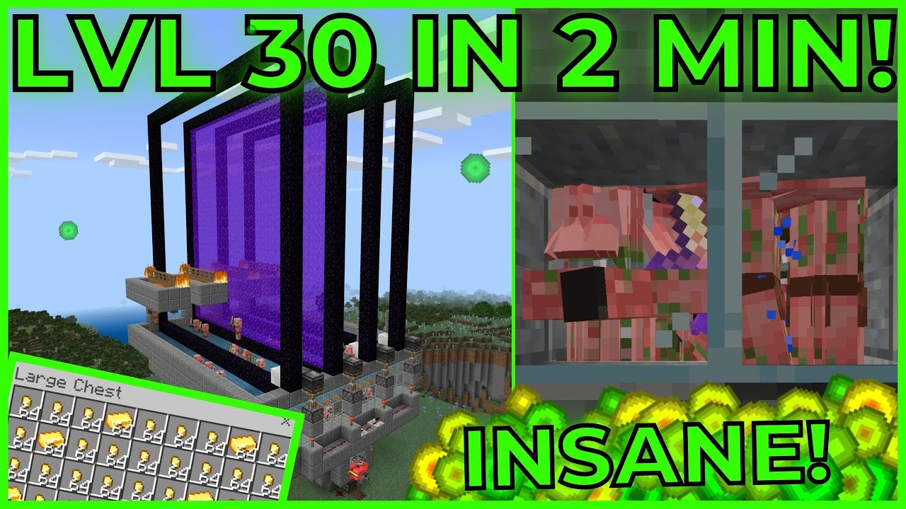 NEW INSANE 1.20 GOLD XP FARM For MINECRAFT BEDROCK Edition | BEST EXP ...