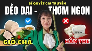 Bí Quyết Giò Chả Dẻo Dai, Thơm Ngon Không Hàn The - Từ HTX Giò Chả Dung Độ
