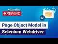 Page Object Model in Selenium Webdriver  | Page Object Model with Page Factory | Edureka Rewind