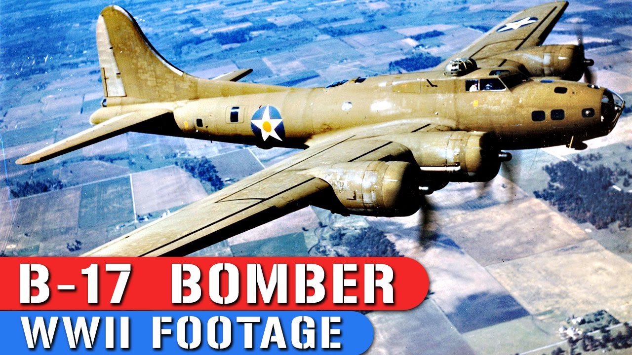 WWII B-17 Bombers In Action | Flying Fortress Documentary - YouTube