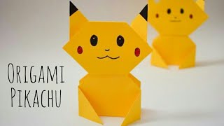 Easy Origami Pikachu Tutorial | DIY Pokemon Crafts for Kids| Fun Paper Craft ideas for Kids #pikachu