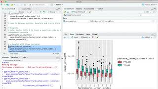 Visualizing distributions