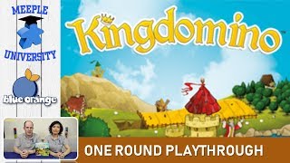 Kingdomino Board Game – One Round Playthrough (2019 with 2p variant rules)