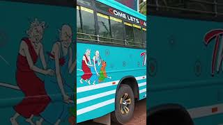 മാധവം  ## bus full stickerworks #tom and Jerry ## kuttoosan and dakini