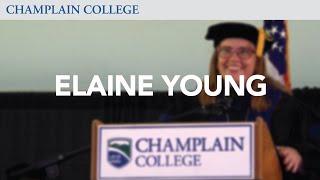 Convocation 2015: Elaine Young | Champlain College