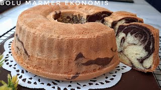 Resep BOLU MARMER EKONOMIS  Super Lembut Dan Empuk