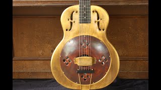 Mattsen Resonator Guitars Brass Single Cone Model #8320.