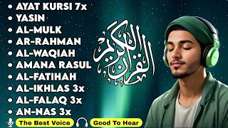 The heart touching voice of Ayat Kursi 7x,Yasin,Ar Rahman,Waqiah,Al Mulk,Ikhlas,Falaq | Jannah Quran