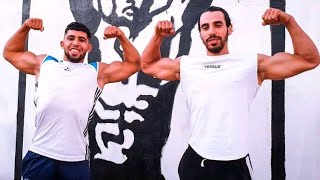 انا و اصدقائي قدمنا استعراض بمناسبة افتيتاح park workout في بلدية حجاج ولاية مستغانم