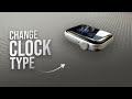 How to Change Clock Type on Apple Watch (tutorial)