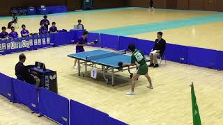 【2016インカレ】丹羽孝希(明治大学)vs郡山北斗(専修大学)【決勝トップ】試合前練習