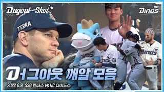 더그아웃 깨알 모음🗂 | 6월 8일 SSG 랜더스 VS NC 다이노스