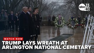 President-Elect Donald Trump Lays A Wreath at Arlington National Cemetery | January 19, 2025