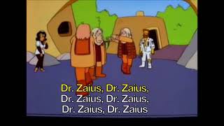 The Simpsons Karaoke   Planet Of The Apes musical   Dr  Zaius karaoké vo