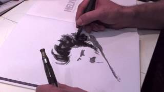 Speed Drawing : Melvile - Romain Renard en dédicace au Salon du Livre de Paris 2014