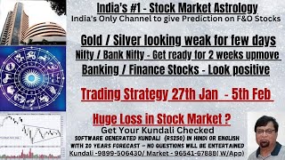 Nifty/ Bank Nifty looking positive for 2 weeks. Astrological Trend of Indices and Important Stocks.