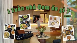 1 TUẦN ĂN GÌ ? NẤU ĐỒ CHAY, CƠM NHÀ, LÀM BÁNH, ĂN HÀNG QUÁN VỚI 1 TUẦN RẤT BẬN RỘN CỦA NHÀ CAM.