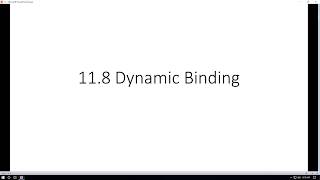 11 8 Dynamic Binding