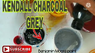 how to mix Kendall charcoal grey/paano mag timpla ng Kendall charcoal grey@bossspeedthepainter