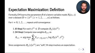 Cornell CS 5787: Applied Machine Learning. Lecture 18. Part 2: Expectation Maximization