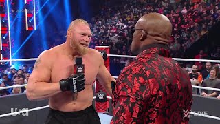 Brock Lesnar Demands Title Rematch To Bobby Lashley Tonight - WWE Raw 1/31/22 (Full Match)