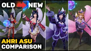 Ahri ASU Comparison | New vs Old Ahri (All Skins) League of Legends