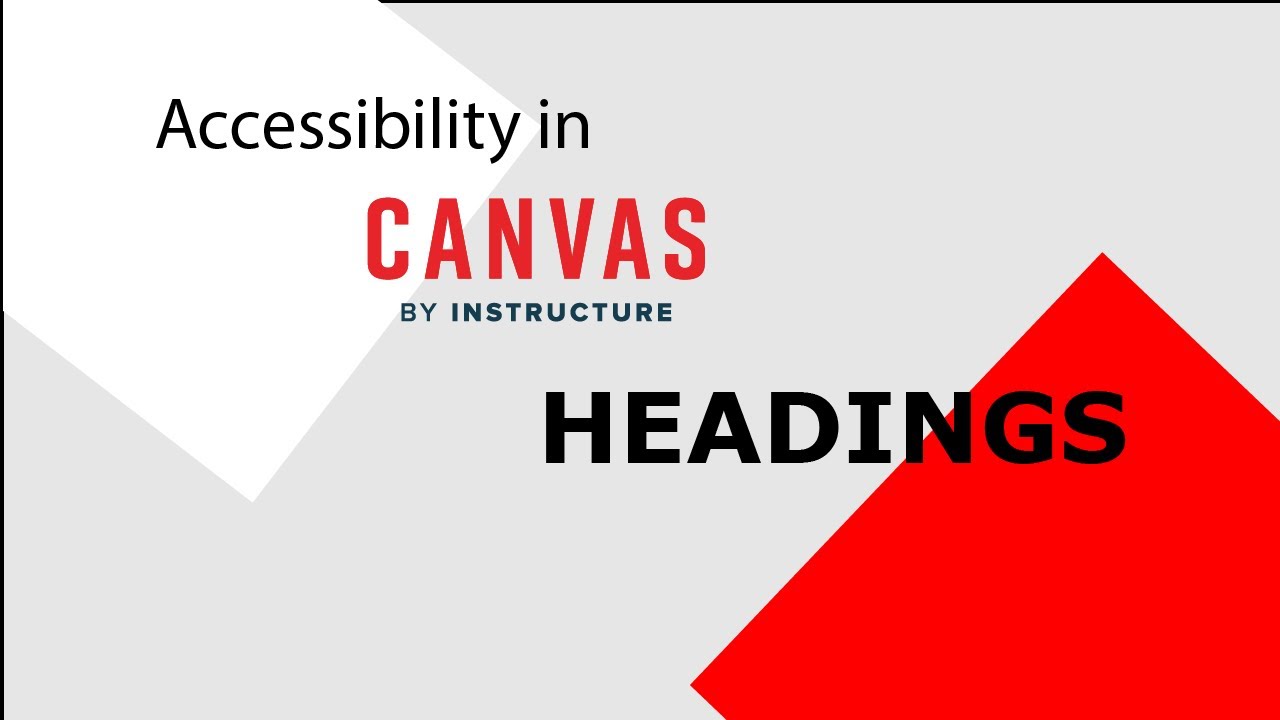 Using Headings Tutorial Youtube