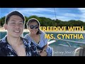 A DAY WITH MS. CYNTHIA - Freediving in Balicasag Island, Bohol (Sobrang Ganda)