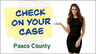 How to Look Up a Traffic Ticket in Pasco County Florida (Case Search Guide)