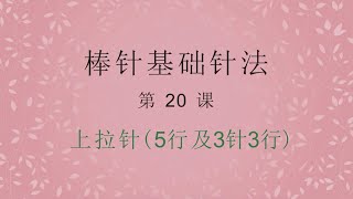 新手入门课程-20——上拉针学习，零基础学习棒针基础针法 | Knitting Basics For Beginners 20/27