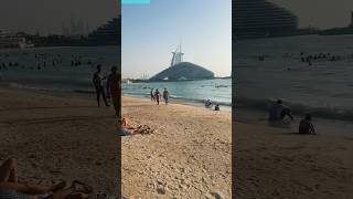 Most Exclusive Beach Of Dubai #dubai #beach #travel