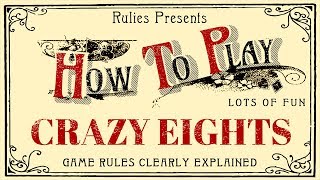 Crazy Eights: Learn The Easy Card Game That Inspired UNO