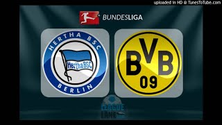 Hertha Berlin 1 - 1 Dortmund (Highlight & Goals)