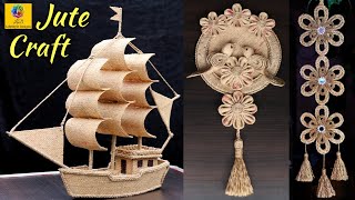 Best collection of Jute craft idea | DIY Home decorating idea handmade | Jute Art and craft tutorial