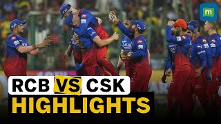 IPL MATCH 68 HIGHLIGHTS | Royal Challengers Bengaluru Beat CSK To Reach Playoffs