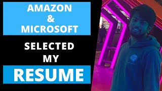 Why Microsoft & Amazon Shortlisted My Resume | Software Engineer | Suraj Sinha
