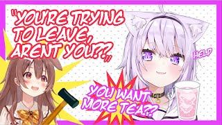 Korone gets Angry when Okayu Refuses her Tea [ENG]