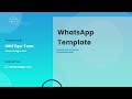 How to Work with WhatsApp Template for vTiger