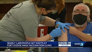 Webster County holds state's largest COVID-19 vaccine clinic to date