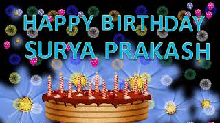 SURYA PRAKASH HAPPY BIRTHDAY TO YOU