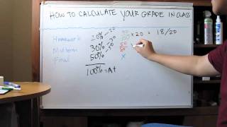 How to Calculate Your Grade in a Class