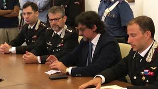 Conferenza stampa sul duplice omicidio di Ucria: \