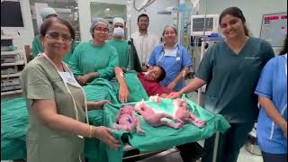 New Born Triplet Baby | Javitri Hospital Telibagh Lucknow | Javitri IVF