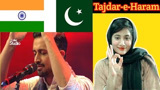 Coke Studio Season 8| Tajdar-e-Haram| Atif Aslam HINDUSTANI COUPLE REACTION